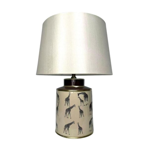 Lamp and Shade - Ceramic - L17 x W17 x H33 cm