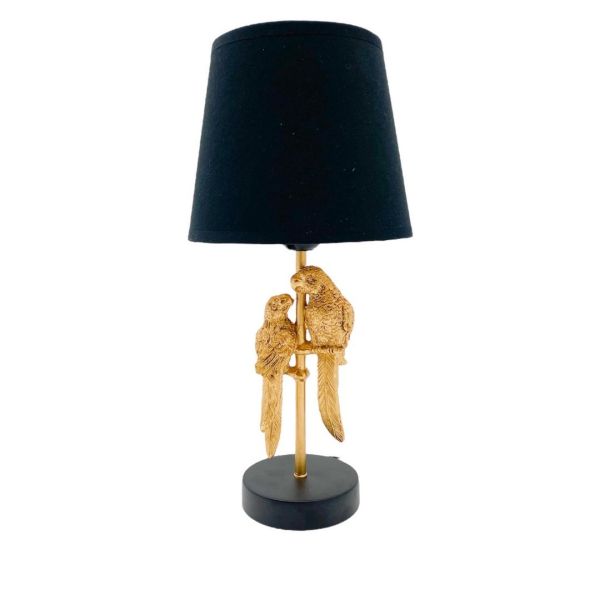 7 Inch Black Shade Table Lamp - L20 x W20 x H52 cm