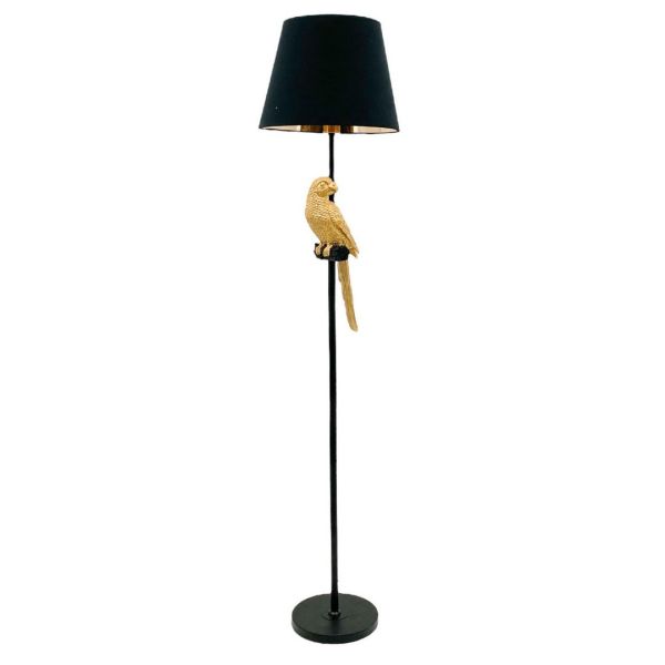 15 Inch Black Shade Table Lamp - L37 x W37 x H164 cm