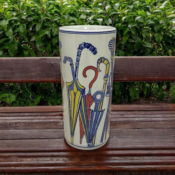18 Inch Coloured Design Umbrella Stand - L20 x W20 x H46 cm