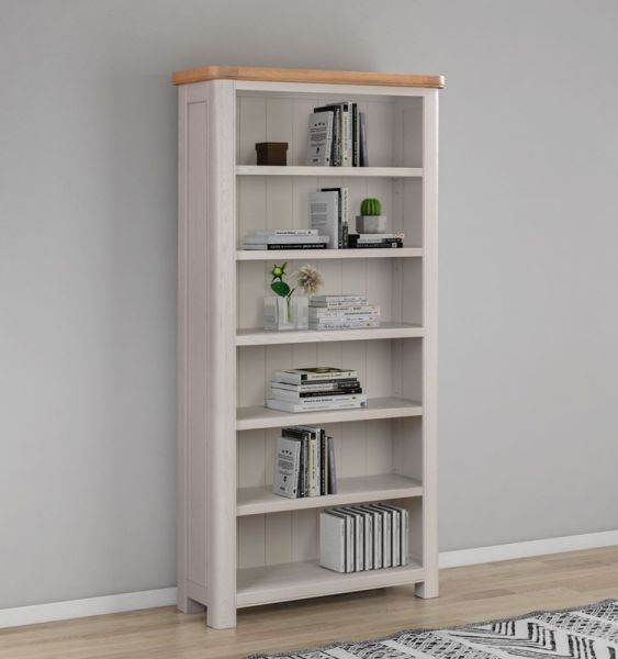Bologna Painted Bookcase 900 x 1800 - L32 x W90 x H180 cm - Oak