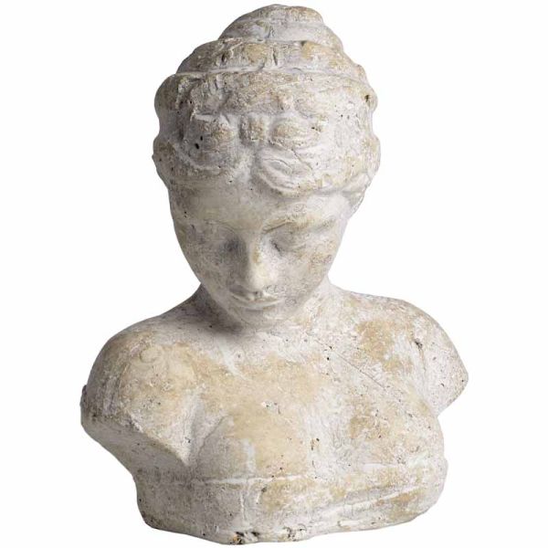 Woman's Head Icon - Stone - L16 x W26 x H29 cm - Cream