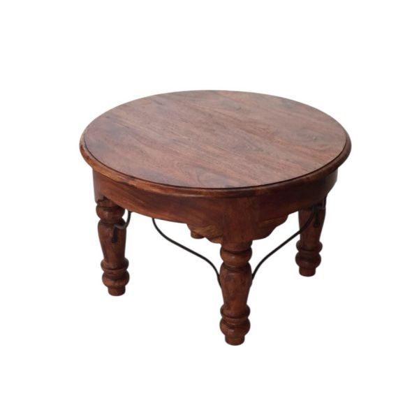 Round Coffee Table - Wood - L45 x W45 x H40 cm