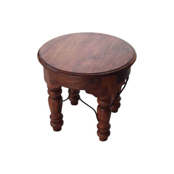 Round Coffee Table - Wood - L60 x W60 x H40 cm