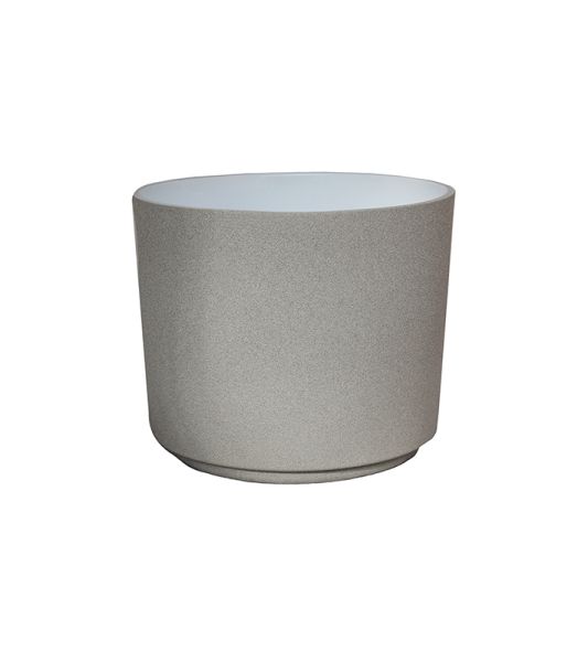 Leon Planter - Ceramic - L32 x W32 x H27 cm - Cement