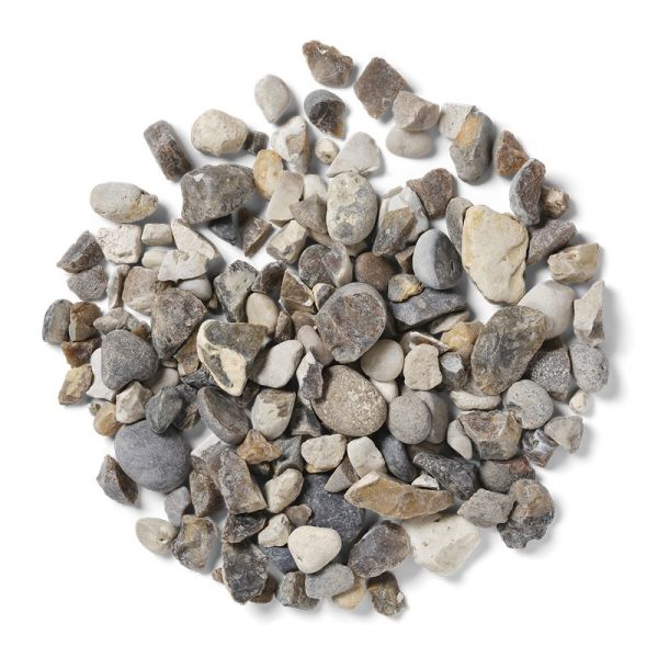 Ocean Flint Bulk Bag 850 kg Chippings - 15-22 mm Multi-Coloured Stone - L10 x W10 x H8 cm