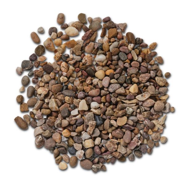 Washed Gravel Bulk Bag 850 kg Horticultural Grits and Sands - Washed 10 mm Quartzite Gravel - L10 x W10 x H8 cm