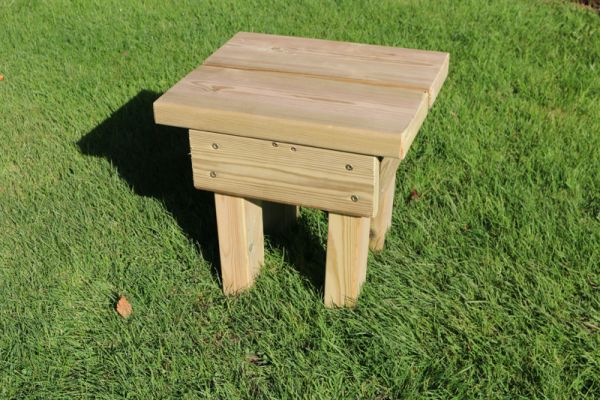 Pressure Treated Footstool - outdoor garden furniture foot rest