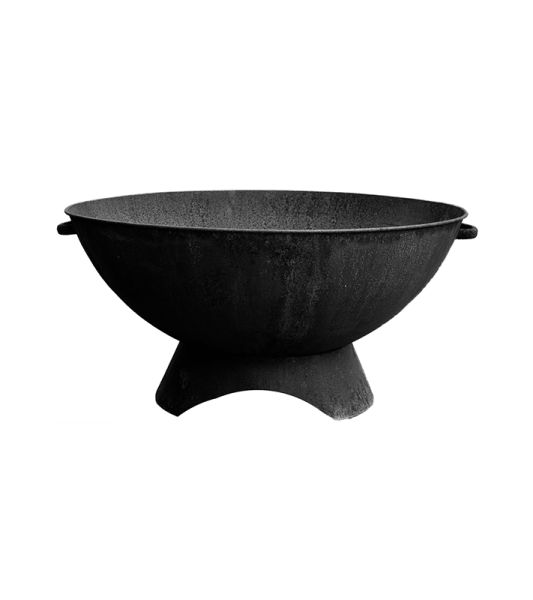 Outdoor Artisan Iron Firebowl - Metal - L71 x W71 x H31 cm - Black