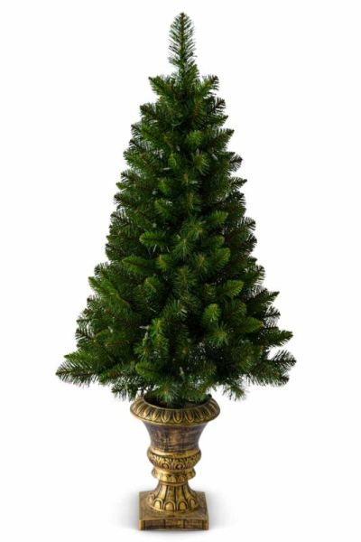 Akron Fir 4ft Entrance Tree Artificial Plant, Christmas Decoration, Artificial Christmas Tree
