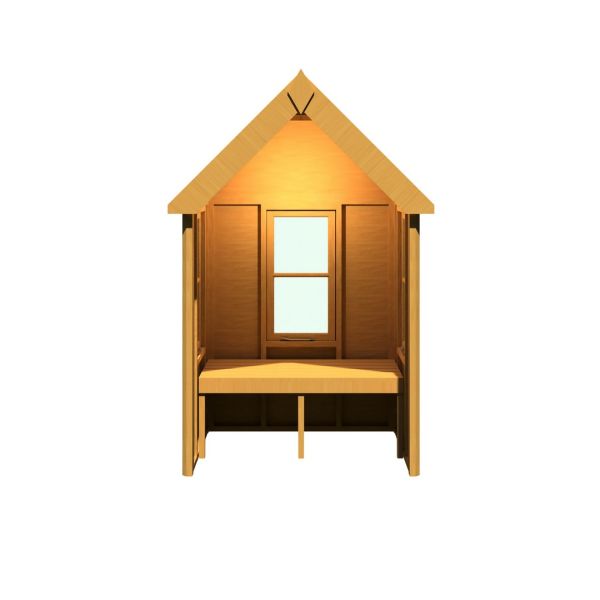 Almarie Pressure Treated Arbour - L100.6 x W130.6 x H221.4 cm