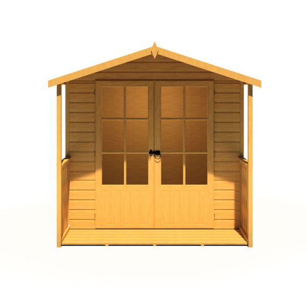 Alnwick Shiplap Summerhouse Garden Sun Room Approx 7 x 7 Feet