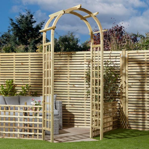 Chester Wooden Arch - L70 x W104 x H240 cm