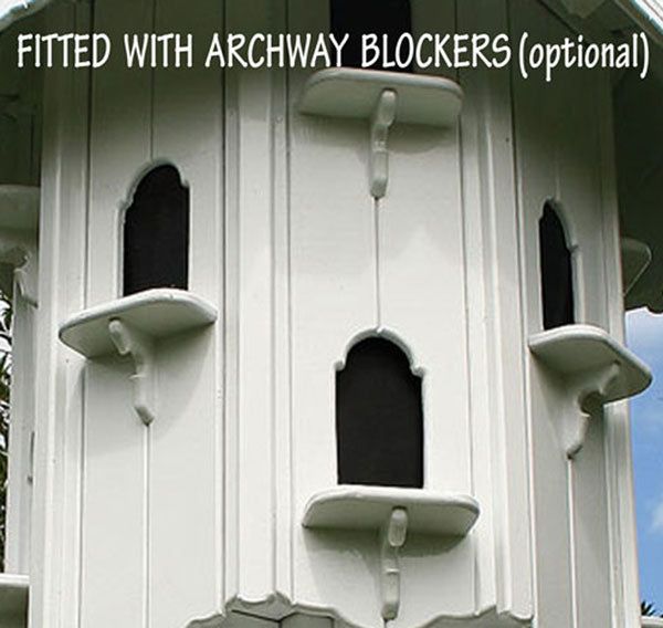 Optional Extra - Archway Blockers for Nayland Dovecotes Six Nest - Pressure Treated Timber