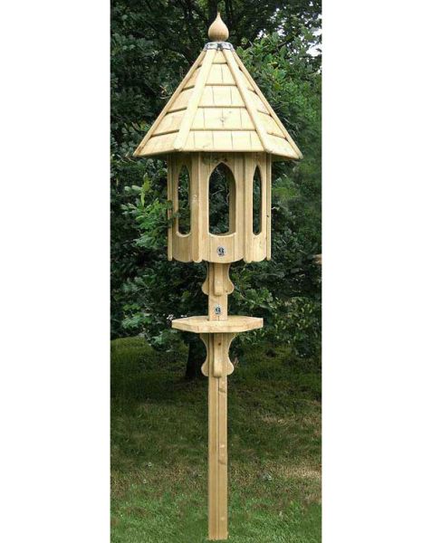 Boxford Natural Bird Table - Pressure Treated Pine - H245 cm