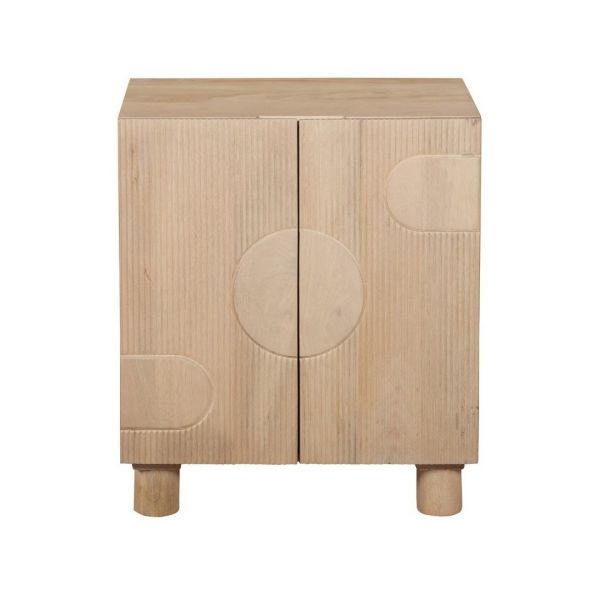 Austin Small Sideboard - Solid Wooden - L40 x W63 x H74 cm - Brown