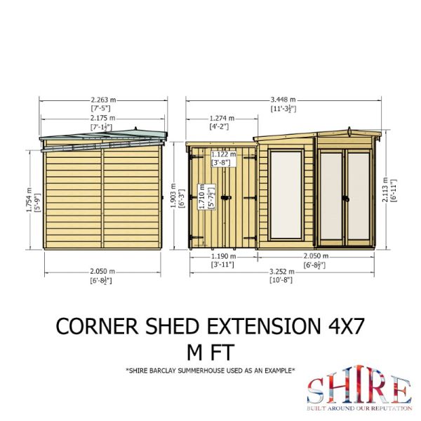 4 11 outlet feet in centimeters