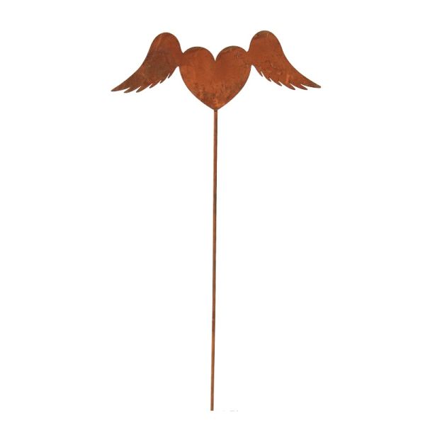 Heart Garden Stake Metal L1 x W20 x H42 cm