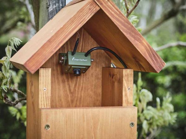 Green Feathers Deluxe Alpine 300 Chalet Style Birdbox with Single Front Design