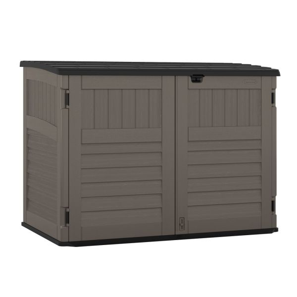 Stow-Away Large Store - Resin - L112 x W179 x H132 cm - Stone Grey