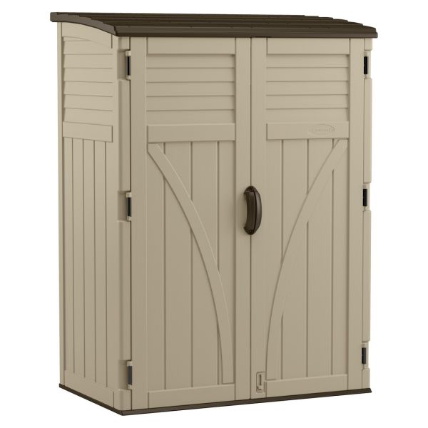 Aston Large Storage Cabinet - Resin - L83 x W135 x H182 cm - Sand