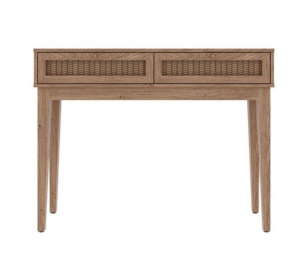 Bordeaux Dressing Table - MDF - L32.1 x W110.2 x H84.8 cm - Oak