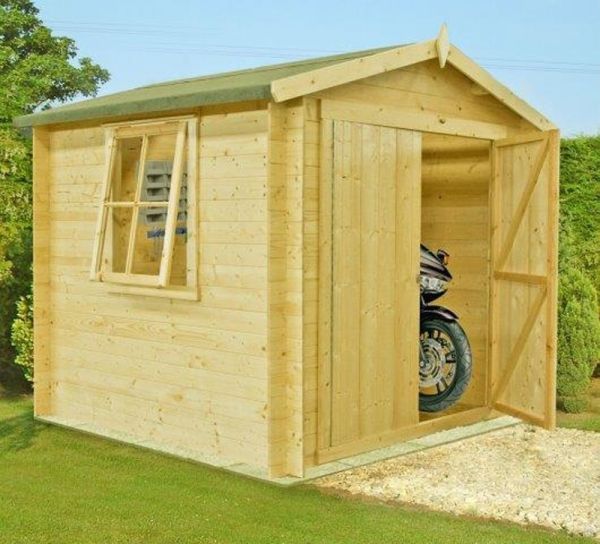 Bradley Log Cabin Home Office Garden Room Approx 9 x 9 Feet