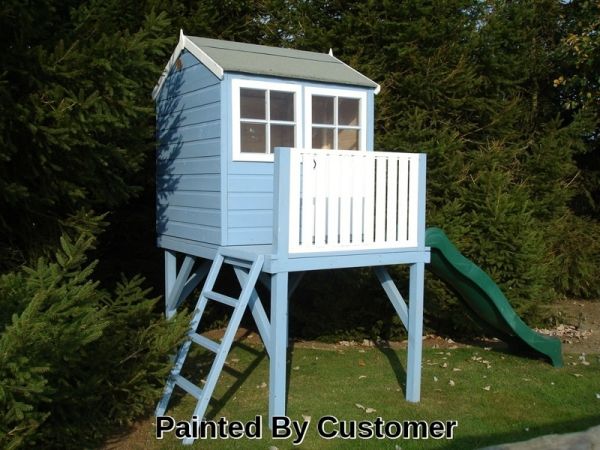 Bunny + Platform + Slide Playhouse Kid's Wendy House