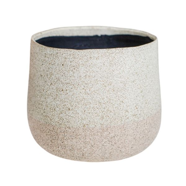 Celeste Planter - Ceramic - L21 x W26 x H26 cm - Cream
