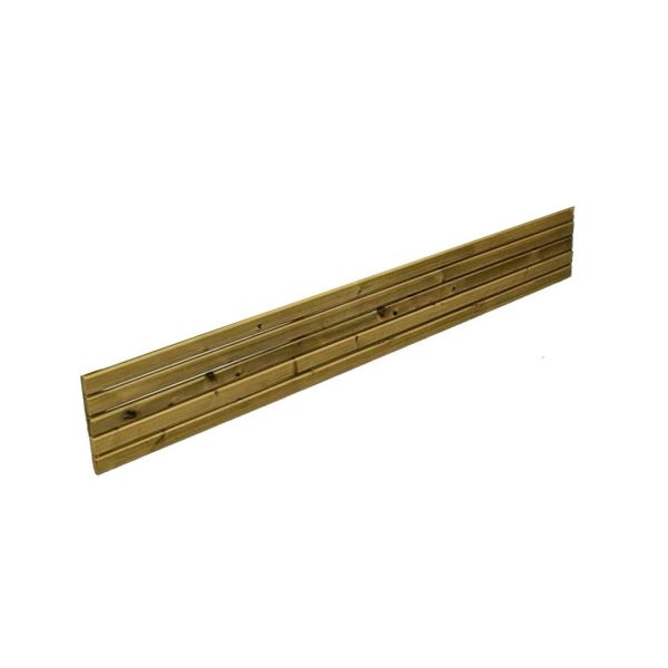 6 x 1 Feet Contemporary Fence Panel - Timber - L5 x W180 x H30 cm - Fully Assembled
