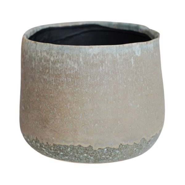 Celeste Planter - Ceramic - L21 x W26 x H26 cm - Grey