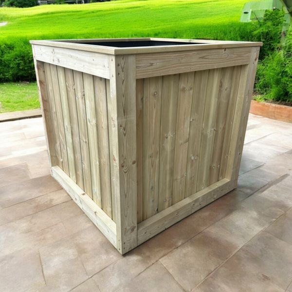 Kent Garden Planter - Pressure Treated Wood - L210 x W60 x H60 cm