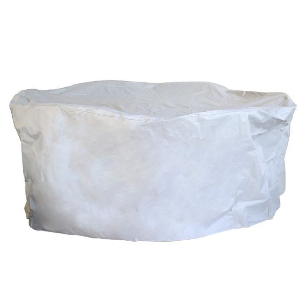 6 Seater Round Set Furniture Cover - L250 x W250 x H92 cm - Grey