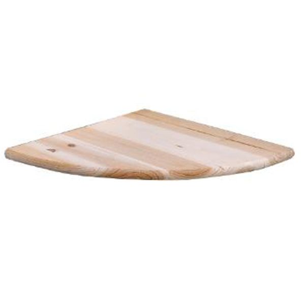 Pre-sanded Corner Shelf - Timber - 200 x 200 x 16 mm - Pre-Sanded