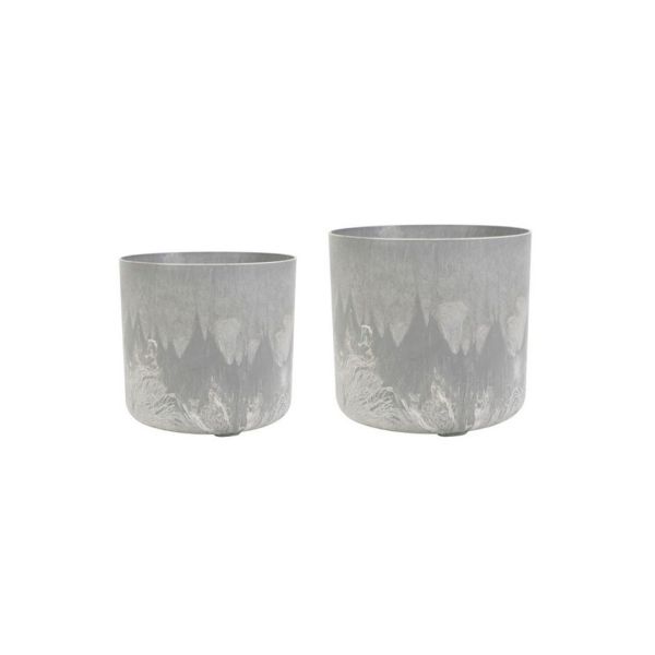Celine Recycled Planters (Set of 2) - Artificial Stone - Grey