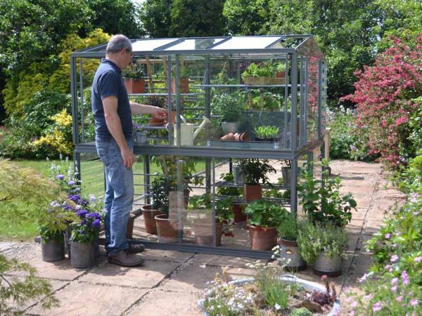 Chatsworth 6 Feet 5 Inches Classic Greenhouse Including Potting Tray 