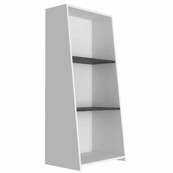 low bookcase with 3 shelves