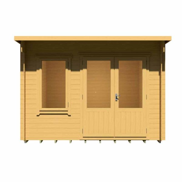 Edgefield 11 x 10 Feet Cabin in 19 mm Logs - L334.9 x W336.6 x H238 cm