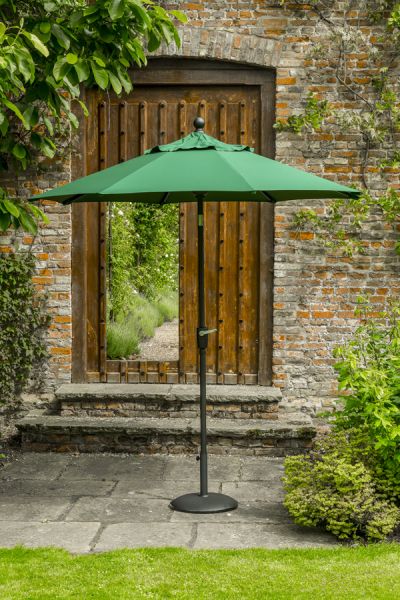 Elizabeth Anthracite Green Parasol 3.0m without val