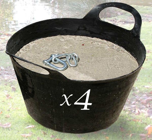 Optional Extra - Mud Anchor Set for Somerton Floating Duck House Eight Nest