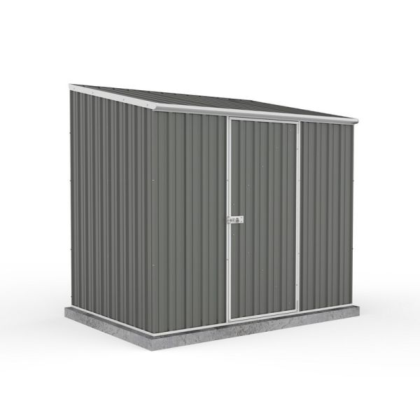 Absco 2.26 x 1.52 m Woodland Space Saver Shed - Metal - L152 x W226 x H208 cm - Grey