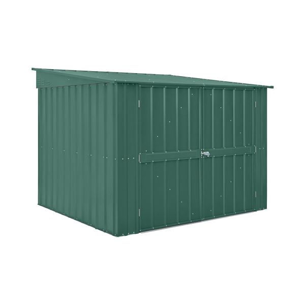 6 x 6 Feet Globel Bike Locker - Steel/Metal - Green