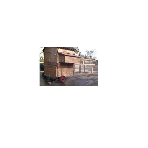 Grosvenor Major Raised Poultry House with Run - Chicken coop for up to 20 hens - L305 x W183 x H180 cm