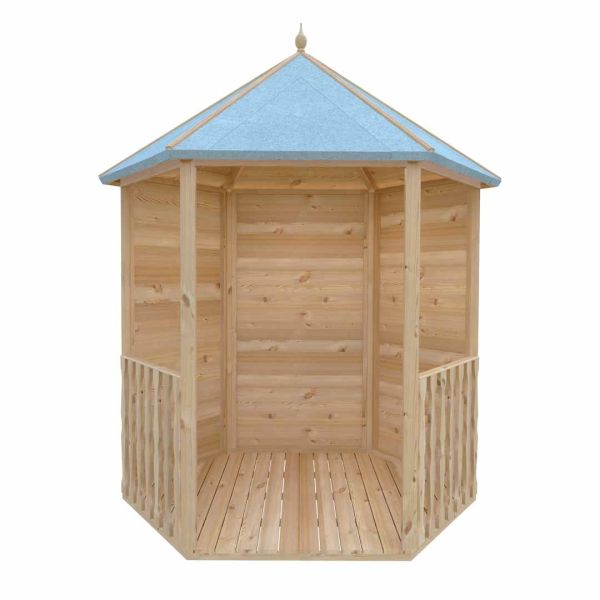 Gazebo Arbour Dip Treated Garden Arch Seat Approx 6 x 7 Feet