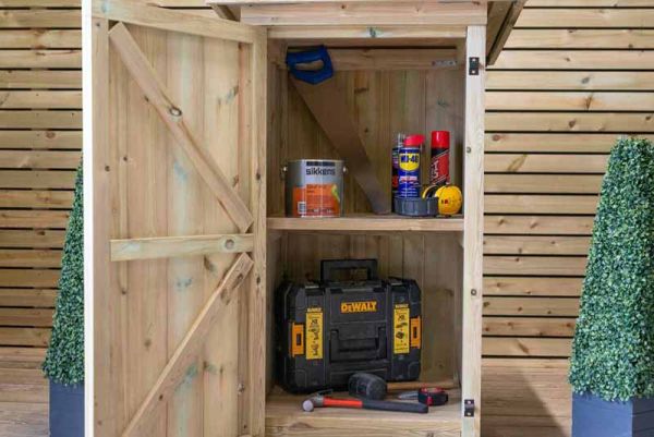 Gisburn Garden Store Small - Timber - L96 x W89 x H123 cm