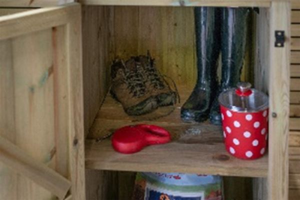 Not sold individually - Optional Extra - Gisburn Garden Store Shelf - Timber - L70 x W69 x H4 cm