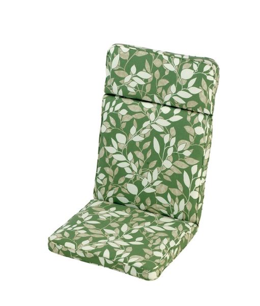 Cotswold Leaf High Recliner Outdoor Garden Furniture Cushion - L116 x W49 cm