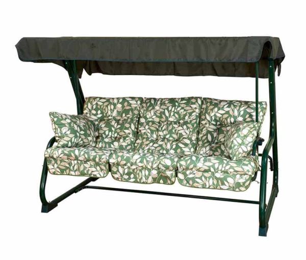 Glendale 3 Seater Hammock - Cotswold Leaf - L154 x W113 x H192 cm - Green