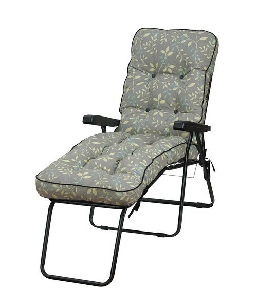 Deluxe Lounger Country - L118 x W58 x H99 cm - Teal