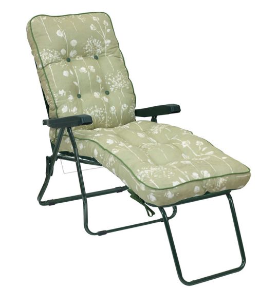 Deluxe Lounger Renaissance - L118 x W58 x H99 cm - Sage